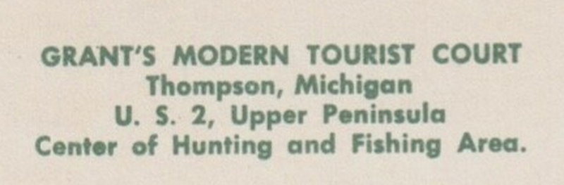 Woodys Outpost (Schaves Tourist Court, Grants Modern Tourist Court) - Vintage Postcard (newer photo)